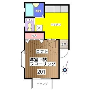 セピアコート【2階】の間取り