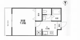 マンション小瀬【3階】の間取り