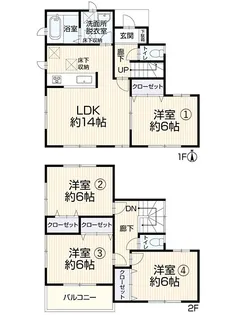 埼玉県ふじみ野市福岡3【一戸建】の間取り