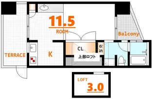 IM【2階】の間取り