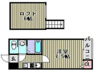 大阪府堺市北区新金岡町5【アパート】の間取り