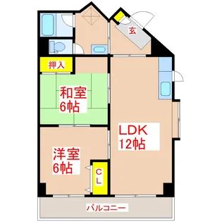 たーちハウス【2階】の間取り