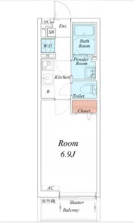 埼玉県蕨市錦町6【アパート】の間取り