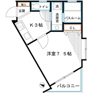 東京都中野区大和町3【マンション】の間取り