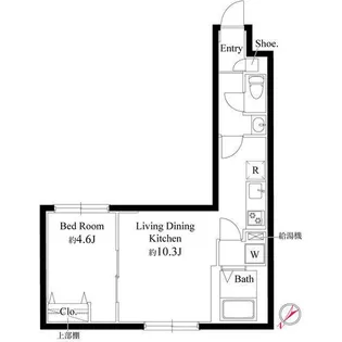 アーバンレジデンス板橋【2階】の間取り