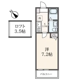 ラ・シャンス旭町の間取り