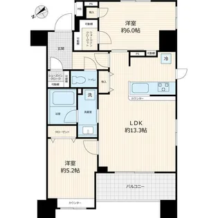 春日部マンション(仮称)【9階】の間取り