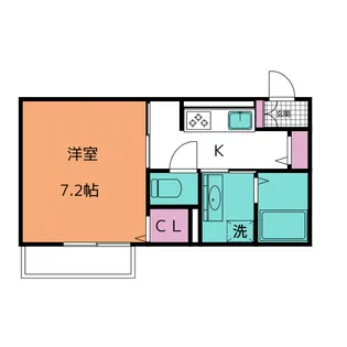 ソレアード篠木II【1階】の間取り