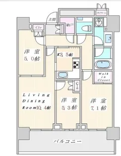 ザ・パークハウス晴海タワーズクロノレジデンス【30階】の間取り