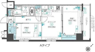 フェニックス新横濱クアトロ【5階】の間取り