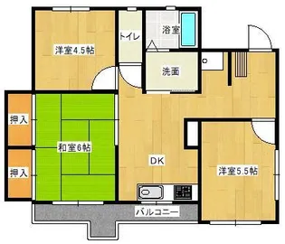 ペティハイツ【3階】の間取り