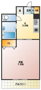大山いずみ【3階】の間取り