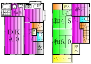 千葉県柏市豊四季【一戸建】の間取り