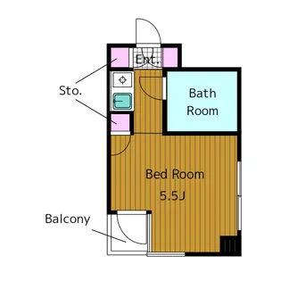 スカイコート駒沢【2階】の間取り
