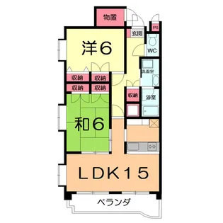 グランシャリオ【1階】の間取り