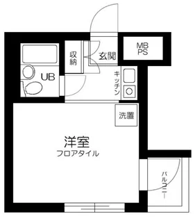 ダイホープラザ多摩川【2階】の間取り