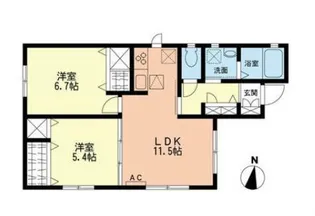 神奈川県小田原市小台【一戸建】の間取り