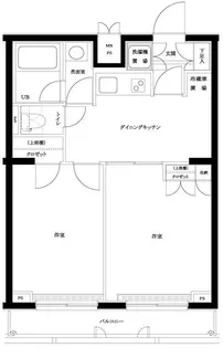 ルーブル中野坂上弐番館【4階】の間取り