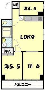 東亜物産ビル【5階】の間取り