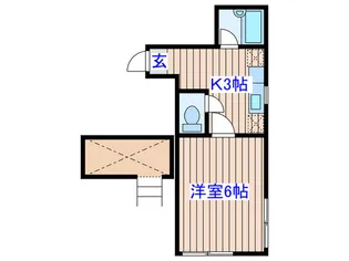 リ-ベンス柏木【1階】の間取り