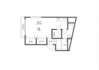 神奈川県横浜市中区本牧間門【アパート】の間取り