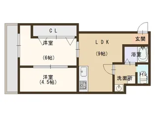 門真レカンIII【2階】の間取り