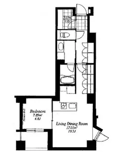フレンシア外苑西【5階】の間取り