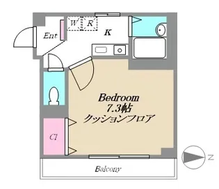 東京都八王子市八幡町【マンション】の間取り