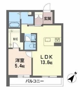コートノワール【2階】の間取り