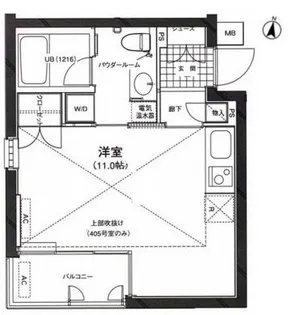 カーサ・デル・ソル小石川【2階】の間取り