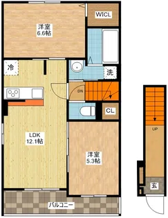 ファイン ブライト【1階】の間取り