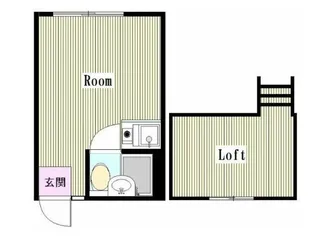 ハイツ梅里【1階】の間取り