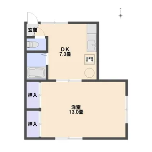 コーポ高松【2階】の間取り