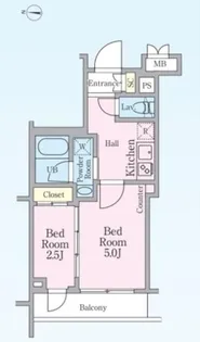 HY’s 新宿西落合【5階】の間取り