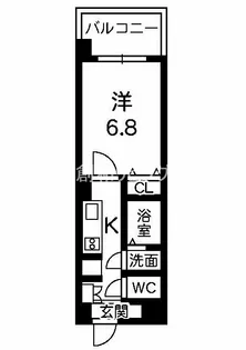 グランアズール浦上【2階】の間取り