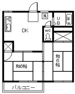 メゾン清水【1階】の間取り