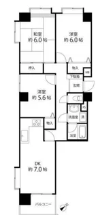 ティーズガーデン磯子【4階】の間取り