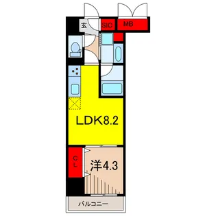 Daiwa Grace Maison亀有【2階】の間取り