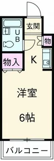 大久保ハイム【3階】の間取り