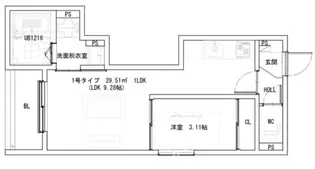 REGALEST堺市駅【1階】の間取り