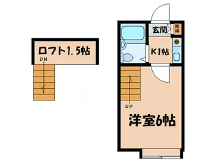 コスモフジチカ9【2階】の間取り