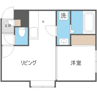 LEE苗穂駅前ビル【8階】の間取り
