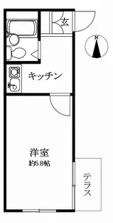 メゾネットスエヒロ【1階】の間取り