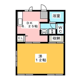 アップルパイIII【1階】の間取り
