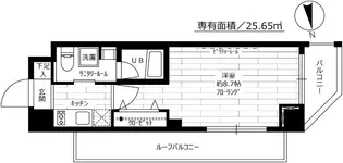 ステージグランデ神楽坂【7階】の間取り
