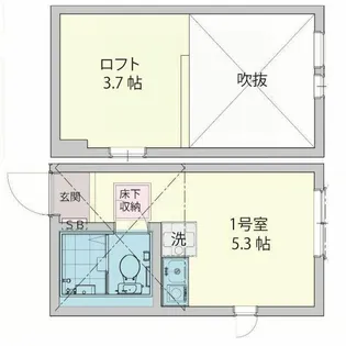 妙蓮寺ジュピテールの丘【1階】の間取り