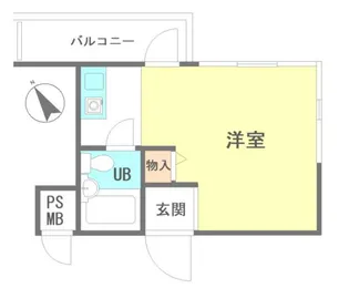 スカイコート池袋第2【4階】の間取り