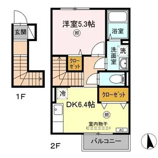 エスペランサ花ノ宮の間取り