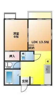 シャンブル土呂A【2階】の間取り