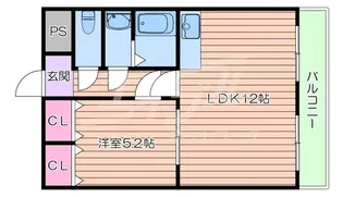 ラポールセッツ【5階】の間取り